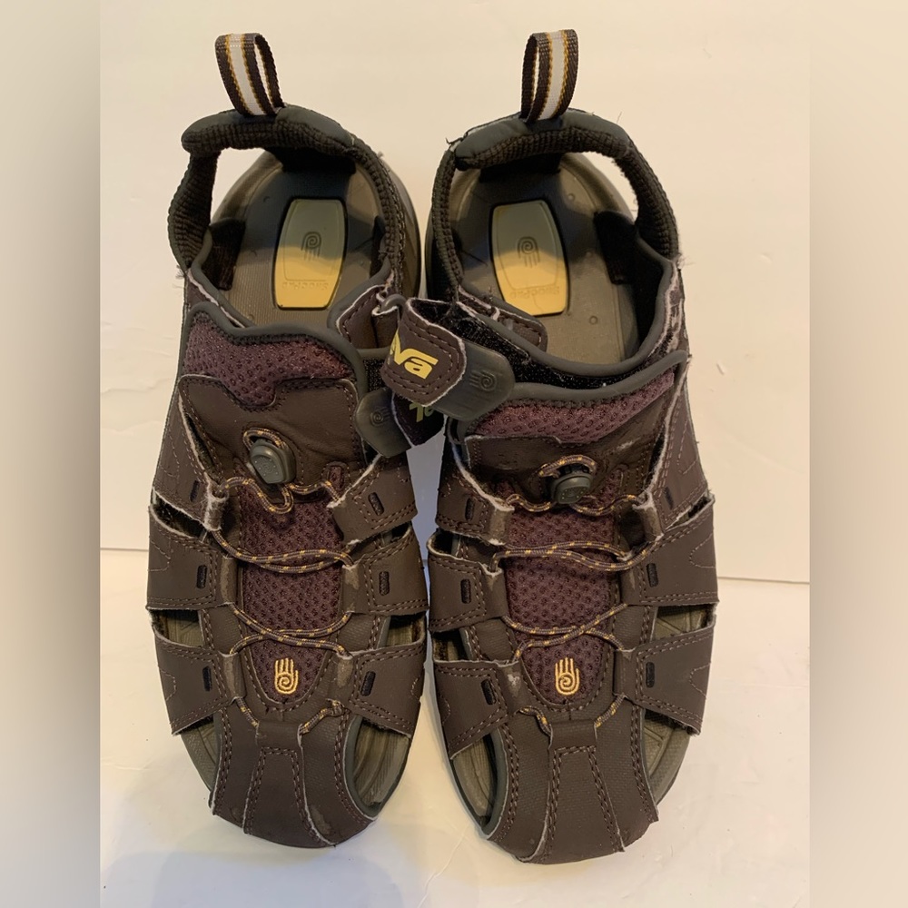 Teva Men Shoe Size 8 Dover 4154 Brown Preowned